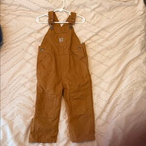 Toddler Flannel Lined Carhartt Overalls